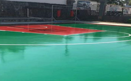武威篮球场翻新地面